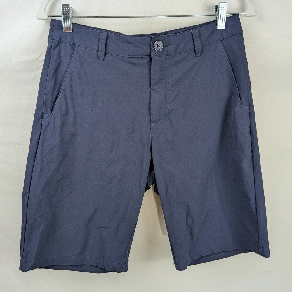 Oakley Mens Regular Fit‎ Performance Shorts Navy Blue Size 30 Athletic Outdoor